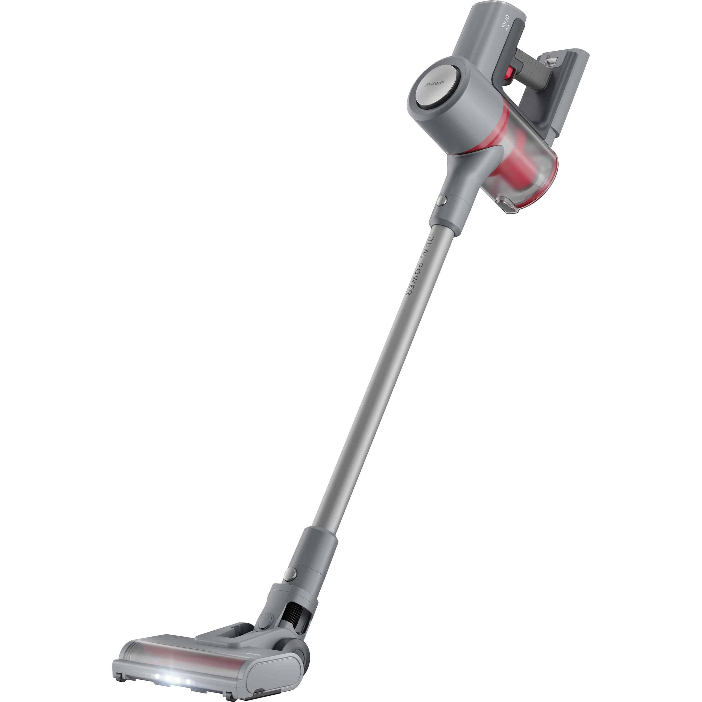 Sharp Akku-Staubsauger VC-SV20AEU-S, silber, 250 W, Dual battery, Staubsauger, Silber