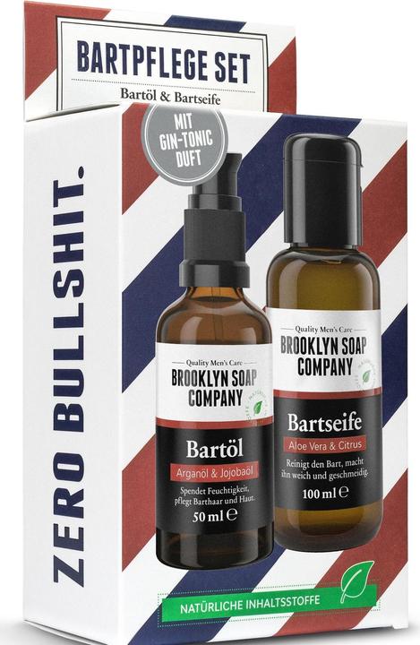 Produktbild Brooklyn Soap Company BS Set Small Bartöl+Bartseife (100 ml)