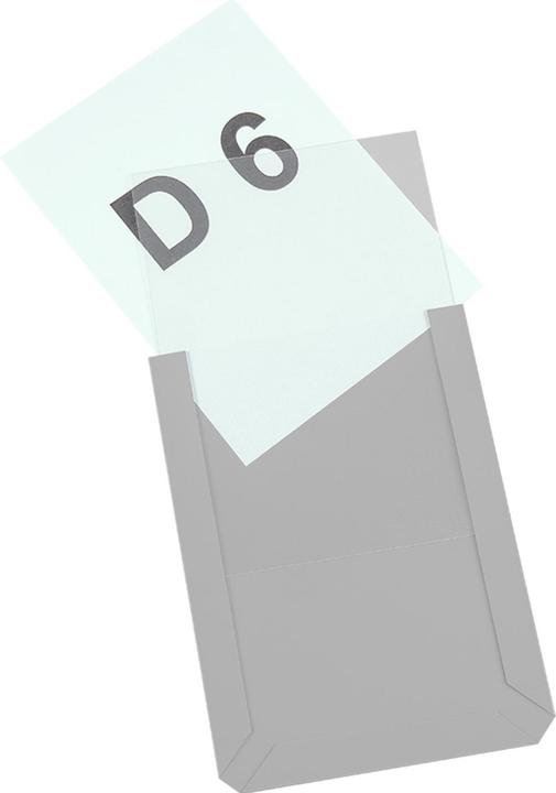 Eichner Magnetic pocket DIN A6 Transparent 114 x 154 mm