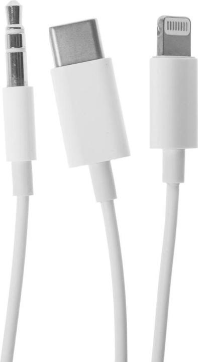 PowerGuard Cavo audio Lightning e USB-C per smartphone per auto AUX da 3,5 mm 1m (Lightning, USB tipo C)
