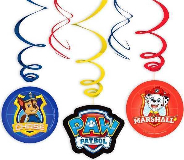 Produktbild Paw Patrol Pat' Patrouille Hängedekoration (6 Stk.)