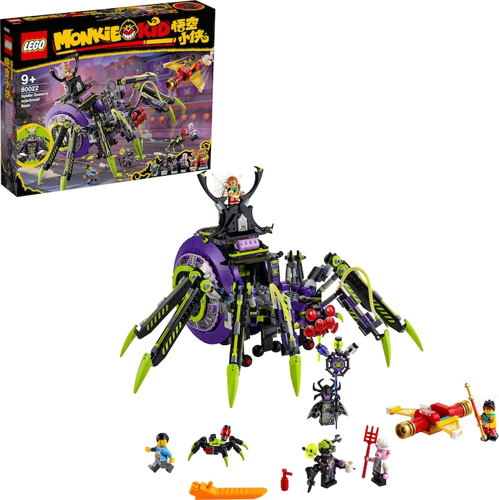 Immagine prodotto LEGO Quartier generale della Regina dei Ragni (80022, Set LEGO rari, LEGO Monkie Kid)