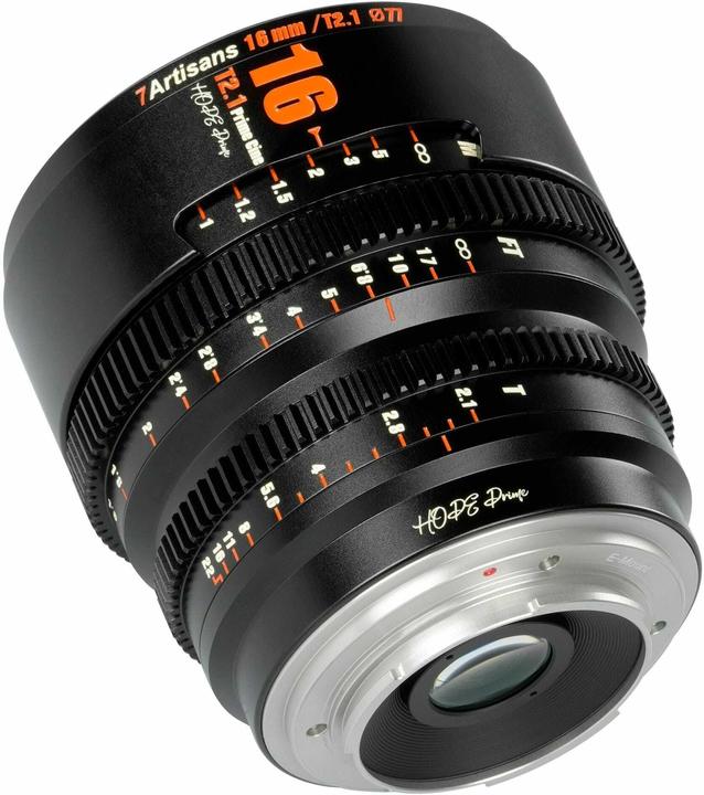 Immagine prodotto 7artisans Lunghezza focale fissa 16mm T/2.1 - Fujifilm X-Mount, tipo di obiettivo (Fujifilm X)