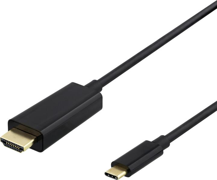 Produktbild Deltaco USB Typ C – HDMI (typ A) (1 m)