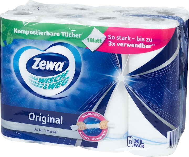 Actual product image Zewa Wipe & Go (8 x)
