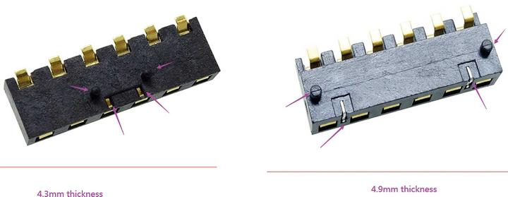 Image du produit Planet-Hobby contact à ressort 6 pôles 15x5,3mm