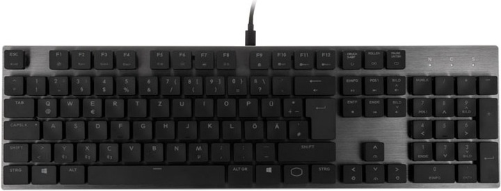 Actual product image Cooler Master SK651 Wireless Low Profile Gaming Keyboard (DE, Wireless)