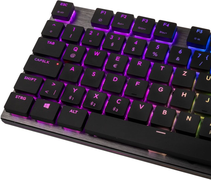 Actual product image Cooler Master SK651 Wireless Low Profile Gaming Keyboard (DE, Wireless)