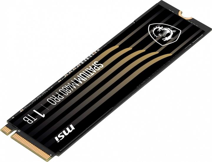 Actual product image MSI SPATIUM M480 PRO PCIE 4.0 NVME M.2 1TB (1000 GB, M.2 2280)