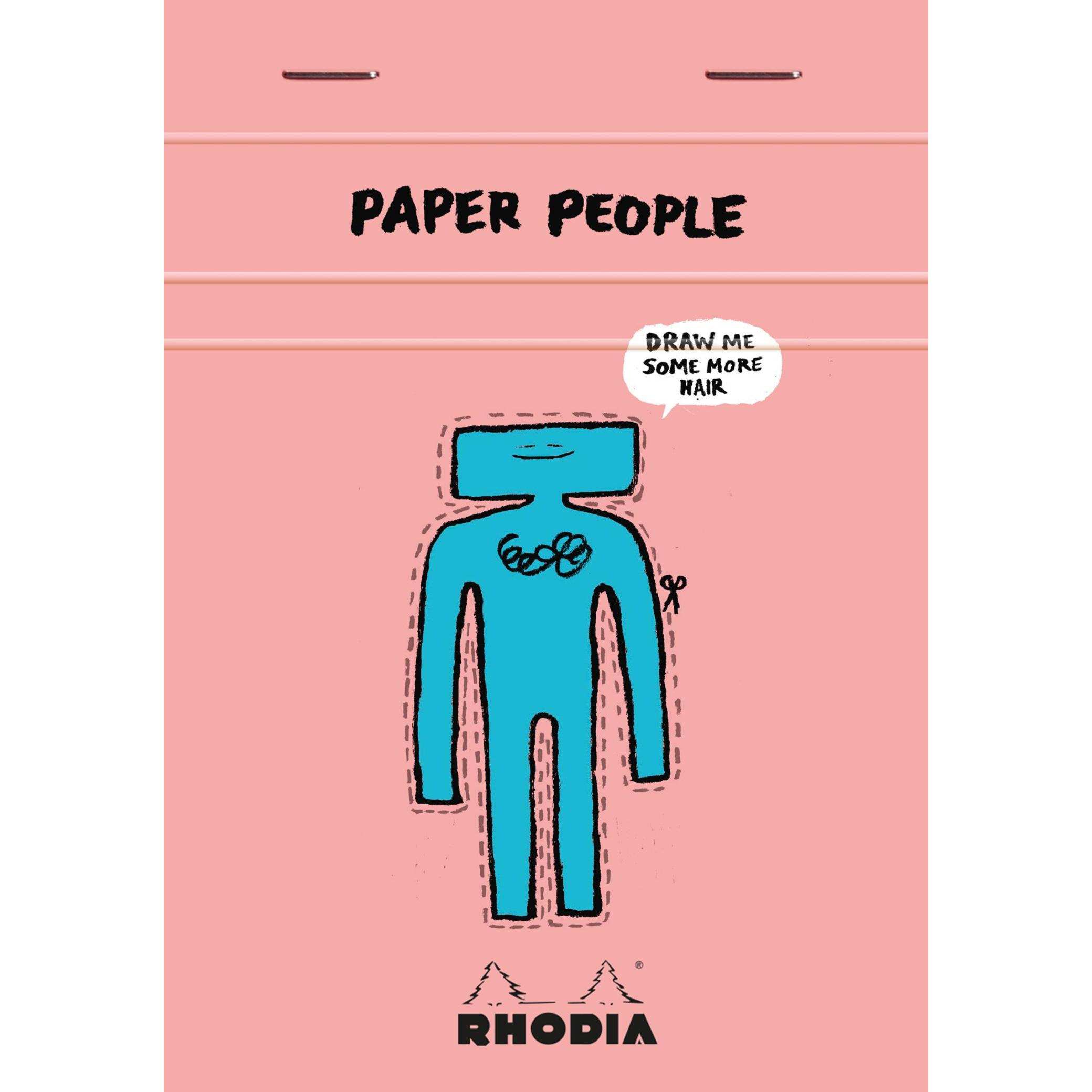 Rhodia, Heft + Block, notizblock mit heftklammern und kopfzeile 90. geburtstagjean jullien n°13 (Speziallineatur, Harter...