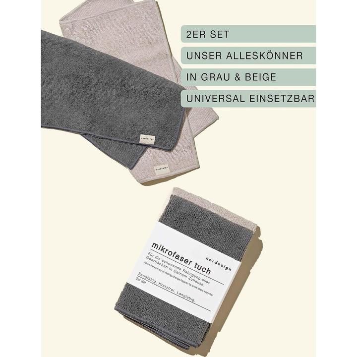 Produktbild Nordesign Mikrofaser Tuch (2 Stk.)