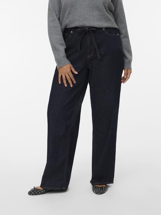 Actual product image Vero Moda VMCTESSA Hohe Taille Weiter Beinschnitt Jeans Weit geschnitten (W44/L32)