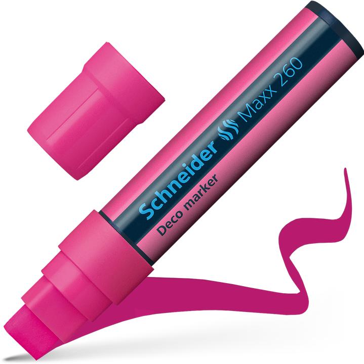 Produktbild Schneider Kreidemarker Maxx 260 5-15mm rosa (Magenta, 15 mm, 1 x)