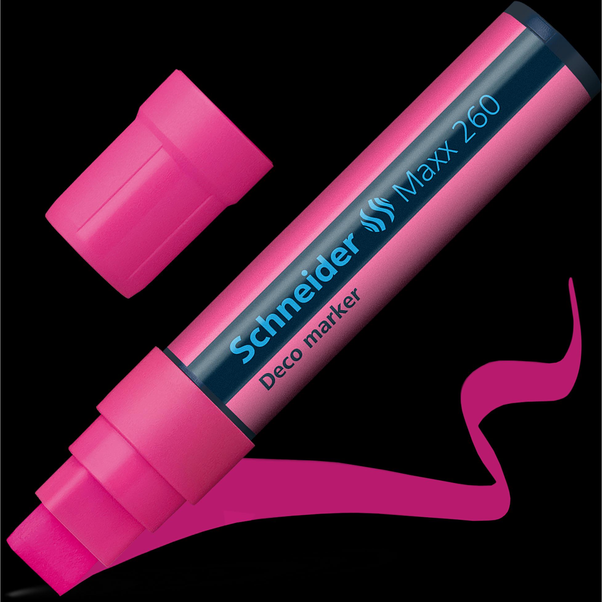 Thumbnail - Schneider, Marker, Kreidemarker Maxx 260 5-15mm rosa (Magenta, 15 mm, 1 x)