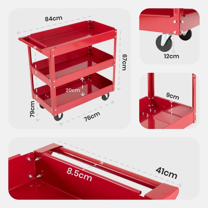 Image du produit Arebos Chariot d'atelier (2 x)