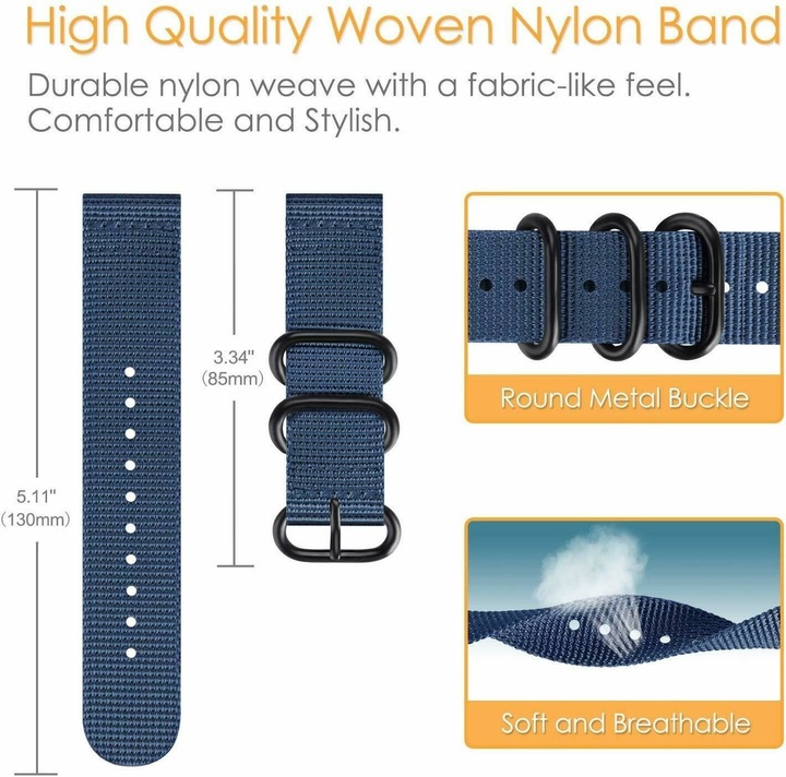 Produktbild Strap-it Armband (Nylon, vivoactive 4)