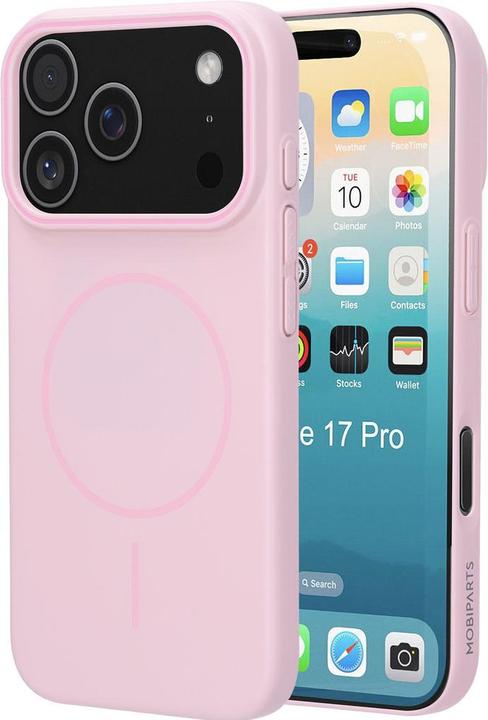 Actual product image Mobiparts Slim Line Case Apple iPhone 17 Pro (MagSafe Compatible) Blush Pink (Apple iPhone 17 Pro)