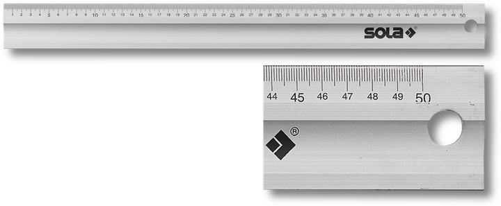 Actual product image Sola LAB 500-Regla Rígida Alum. 500x50x5mm (50 cm)