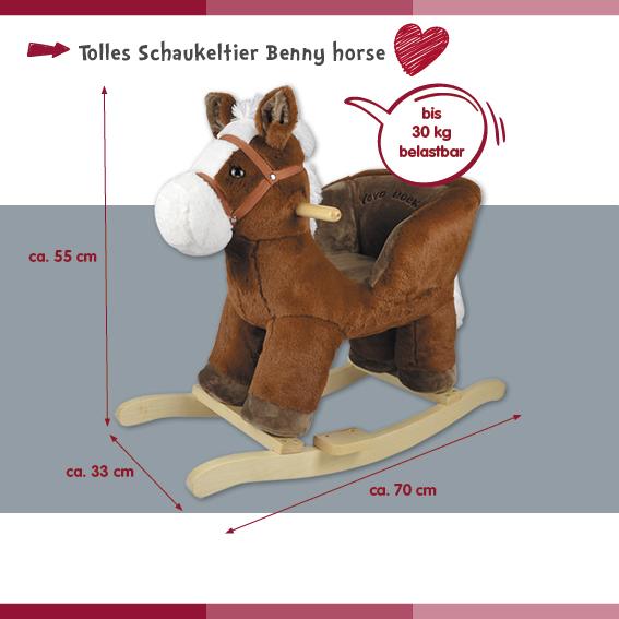 Productafbeelding Knorrtoys Schaukeltier "Benny" horse