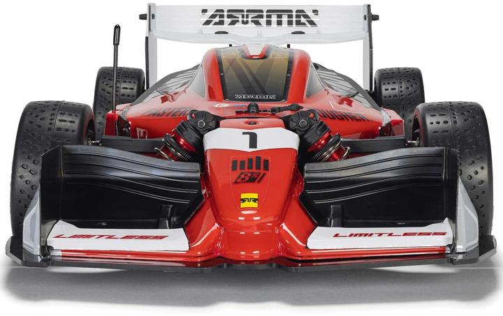 Immagine prodotto Arrma Formel 1 Limitless 8s ARTR 1:7 - Rot / Schwarz (ARR Quasi lettura a corredo)