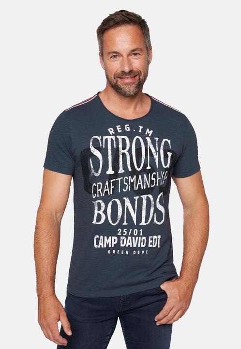 Produktbild Camp David T-Shirt THE CRAFTSMEN Kurzarmshirt (S)