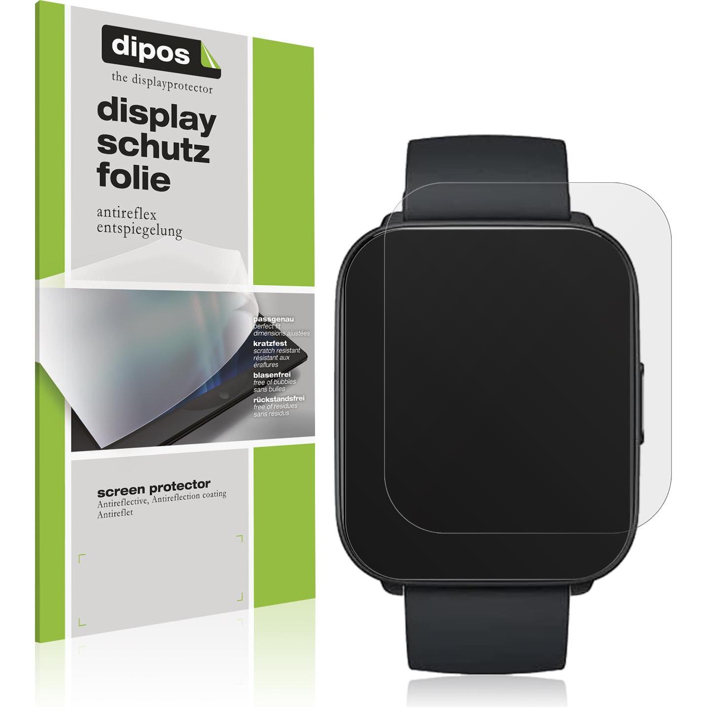 Dipos Schutzfolie Matt für Xiaomi Mibro Watch C2, Smartwatch Schutzfolie, Transparent