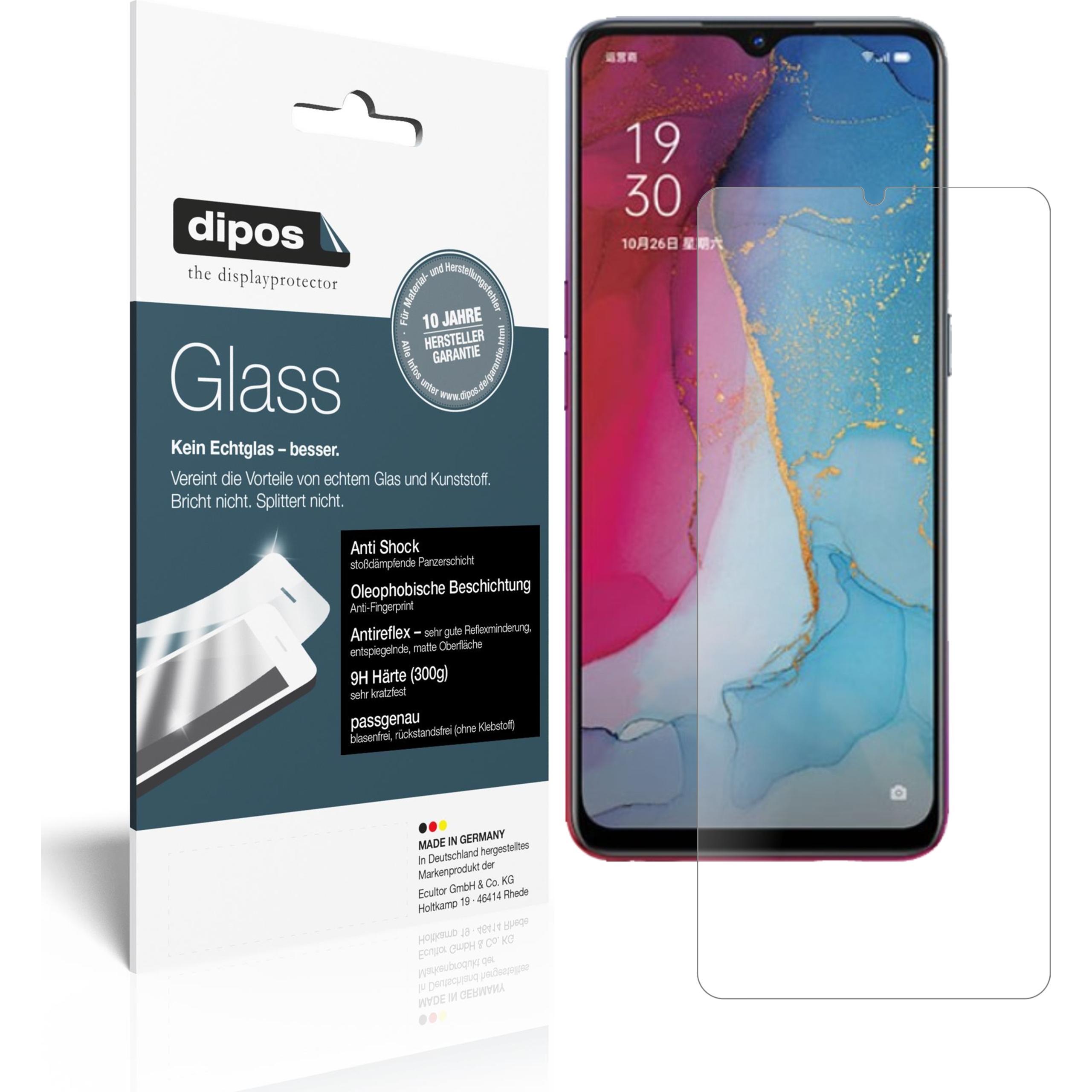 Dipos Displayschutz Anti-Shock (1 Stück, Oppo Reno 3), Smartphone Schutzfolie, Transparent