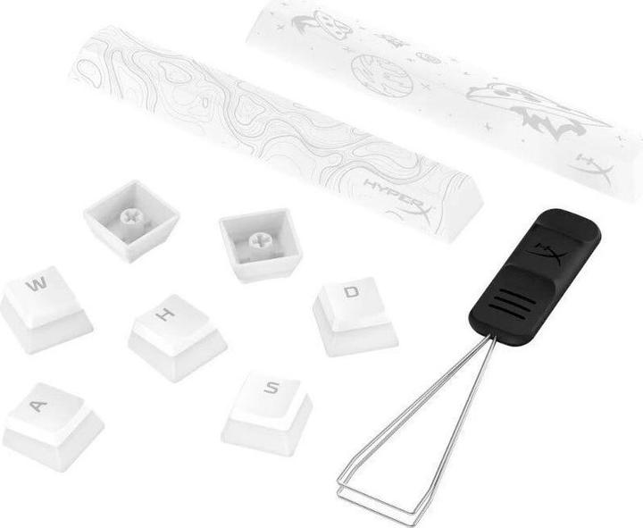 Immagine prodotto HyperX Pudding Keycaps 2 - Full Key Set - PBT - White (US Layout)