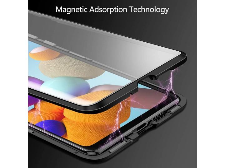 Actual product image G-Case Samsung Galaxy A21s Aluminium Magnetic Glass Case Cover (Samsung Galaxy A21s)