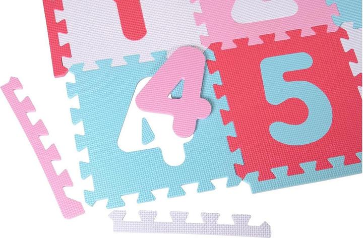 Immagine prodotto Knorrtoys Puzzlematte - "Alphabet + Zahlen" pink-rosa (180 x 180 x 1 cm)