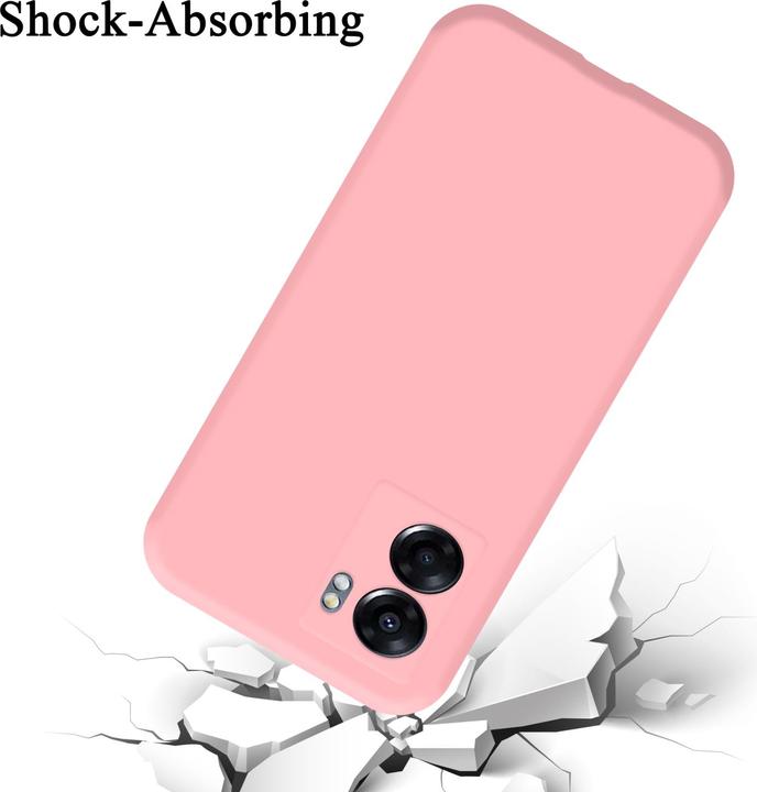 Actual product image Cadorabo TPU Liquid Silicone Case Cover for Oppo A57 5G / A77 5G / Realme V23 (Oppo A57 5G, Oppo A77 5G, Realme V23 5G)