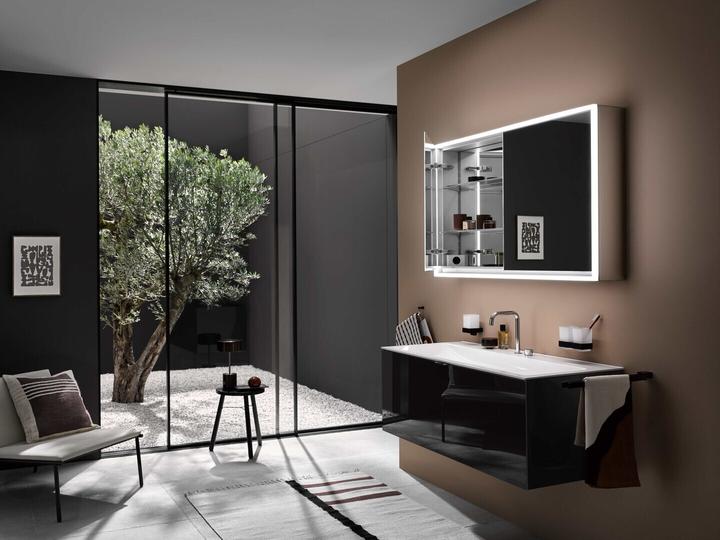 Productafbeelding Emco loft Lichtspiegelschrank, 600 mm, Unterputzmodell, aluminium/spiegel (64.30 x 17.50 x 73.30 cm)