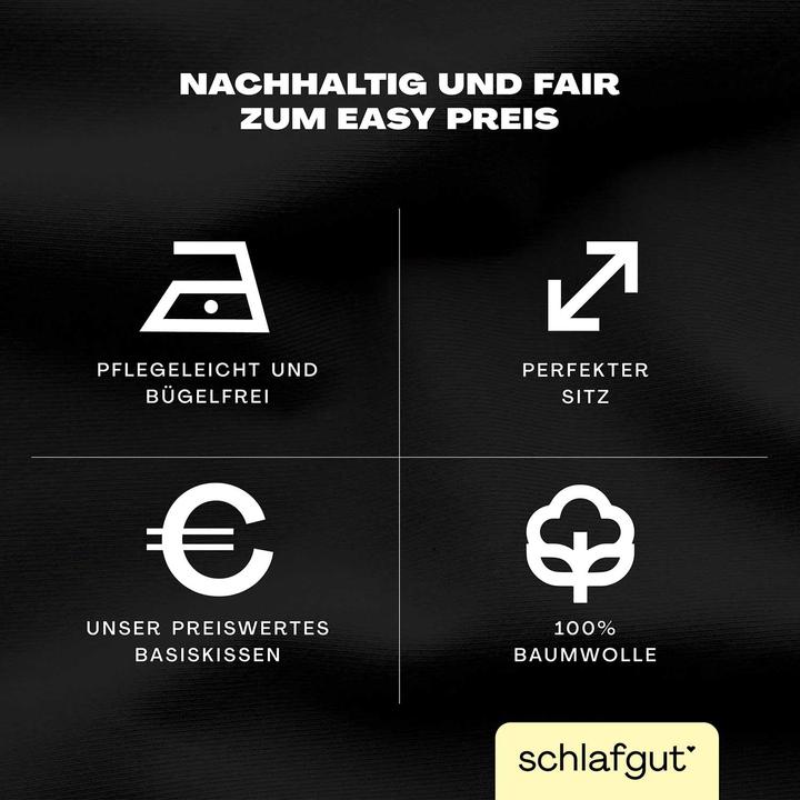 Immagine prodotto schlafgut Easy Jersey (Copricuscino, 70 x 90 cm)