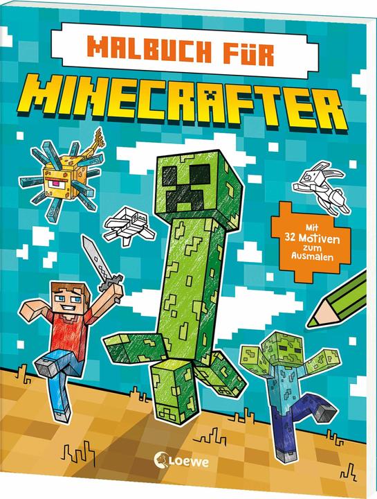 Loewe Malbuch für Minecrafter
