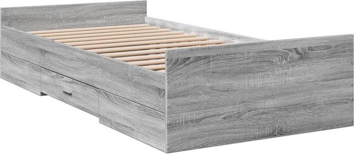 Image du produit VidaXL Cadre de lit avec tiroirs (75 x 190 cm)