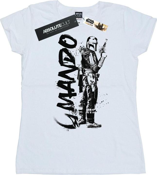 Star Wars The Mandalorian Splat Mando TShirt (XL)