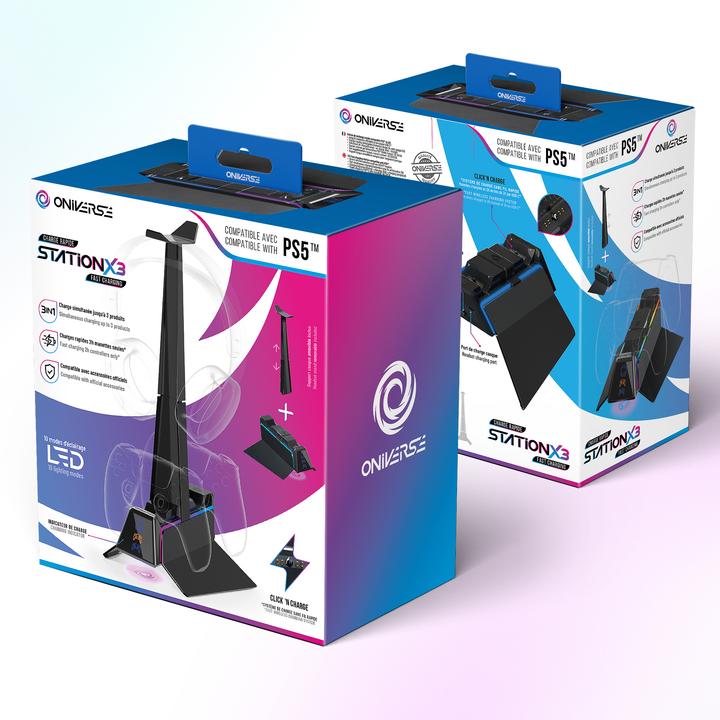 Produktbild Oniverse Ps5 Fast Charging Station - Black (PS5)