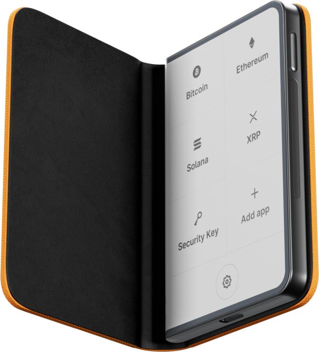 Image du produit Ledger Stax™ Shell magnétique, BTC Orange - Etui