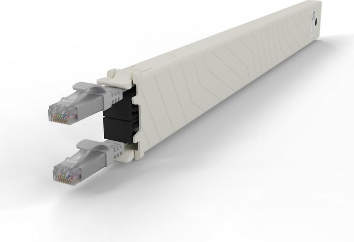 Productafbeelding PATCHBOX één / Cassette / 8RU / Cat 6A, UTP, 0,8 m, grijs (U/UTP, CAT6a, 0.80 m)