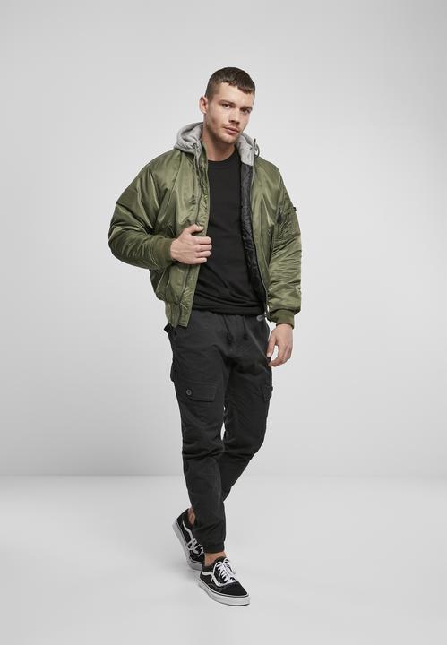 Actual product image Brandit Hooded MA1 Bomber Jacket (M)