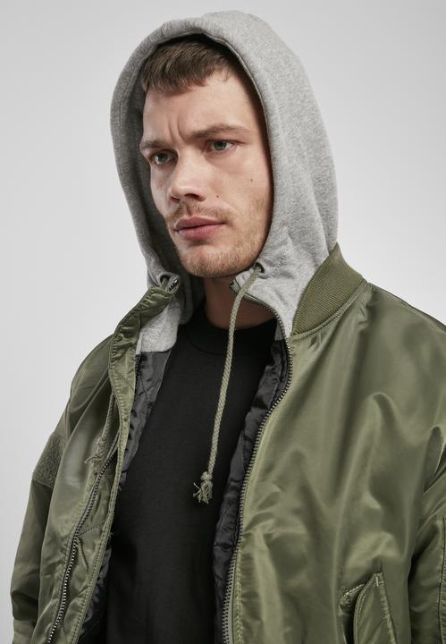 Actual product image Brandit Hooded MA1 Bomber Jacket (M)