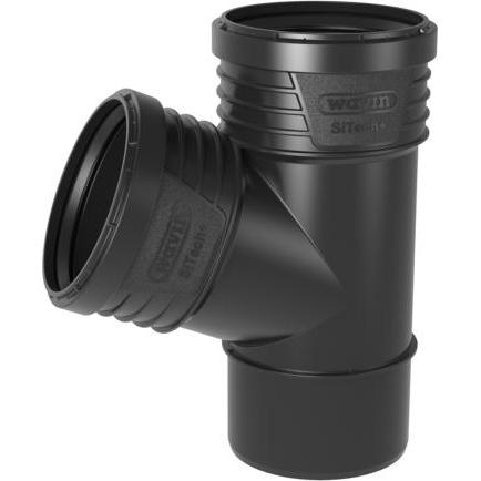 Wavin, Rohrverbindungstechnik, Tee 67.5 ° SiTech + 110mm black (3067771)