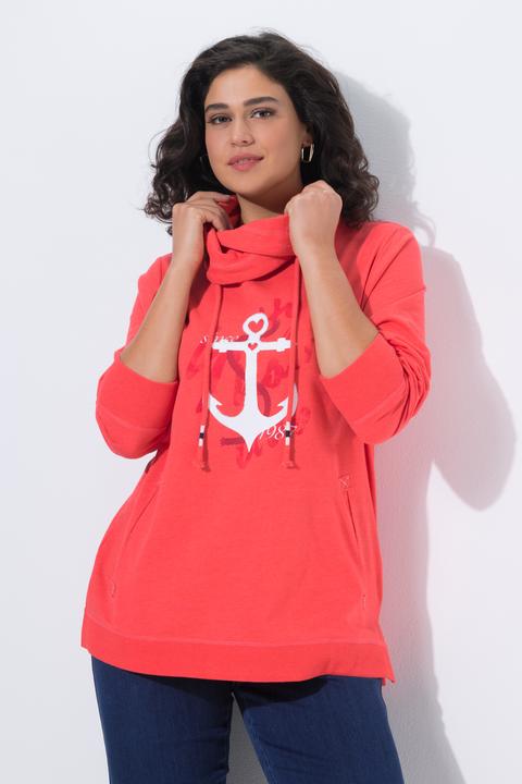 Actual product image Ulla Popken Anchor Graphic Sweatshirt (56)