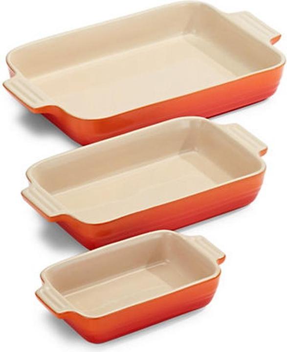 Produktbild Le Creuset AUFLAUFFORM 3ER-SET 16/26/32 CM KIRSCHROT