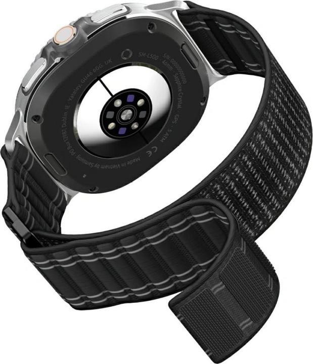 Actual product image Spigen WBFO Band for Samsung Galaxy Watch 8 / Classic (40/44/46mm) black (20 mm, 22 mm, Nylon)