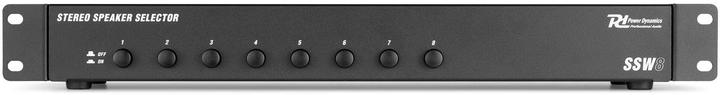 Image du produit Power Dynamics Luidspreker Schakelaar - SSW8 speaker selector voor 8 luidsprekers -