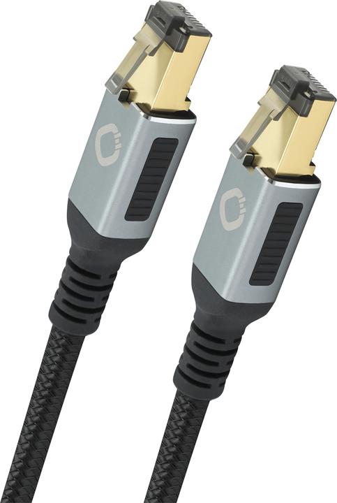 Produktbild Oehlbach D1C13357 RJ45 Netzwerkkabel, Patchkabel CAT 8.1 10m Schwarz, Gold 1St. (S/FTP, CAT8.1, 10 m)