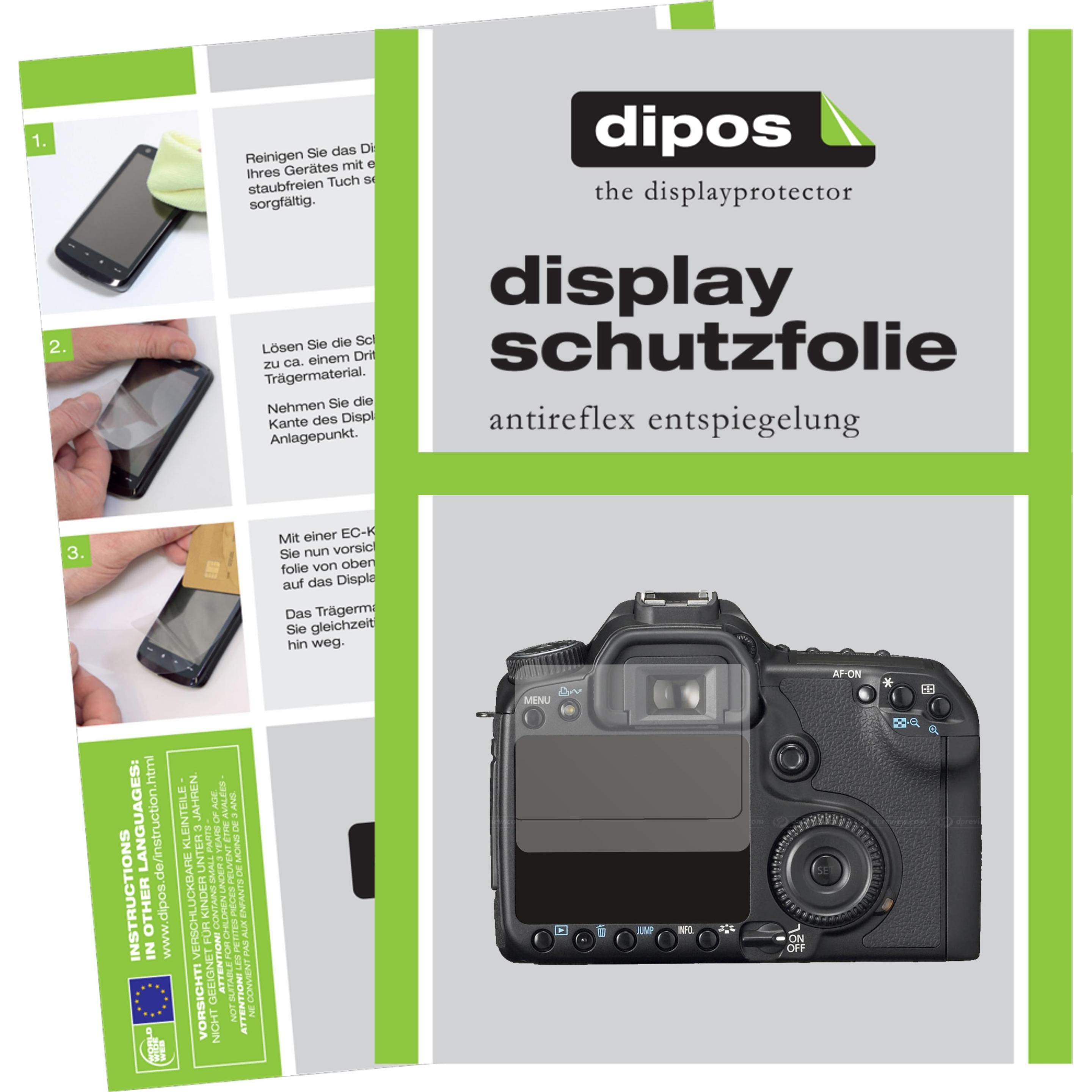 Dipos Displayschutzfolie Antireflex (Displayschutz, Canon EOS 50D), Kameraschutz, Transparent