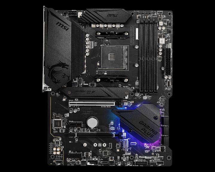 Productafbeelding MSI MPG B550 GAMING PLUS (AM4, AMD B550, ATX)