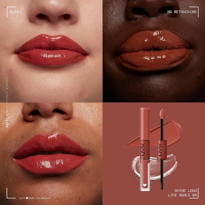 Produktbild NYX Professional Make-Up Shine Loud (4 Life Goals)
